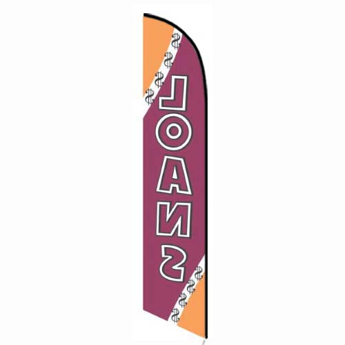Loans feather flag
