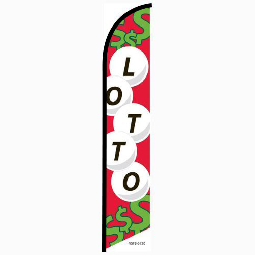 Lotto feather flag
