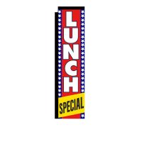 Lunch Special Rectangle Banner Flag