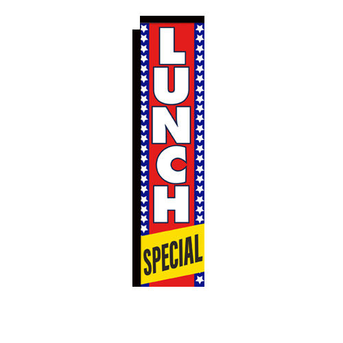 lunch special rectangle flag