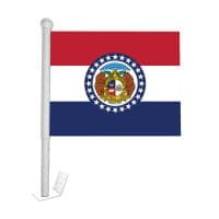 Missouri Window Clip-on Flag