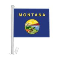 Montana Window Clip-on Flag