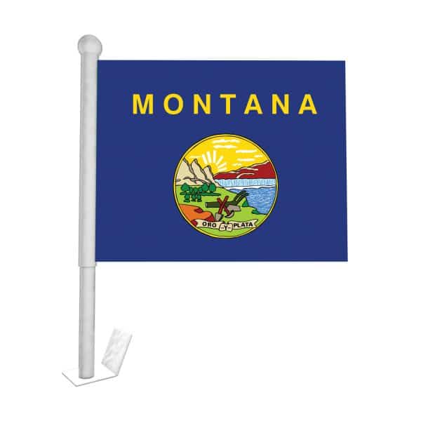 montana state car flag