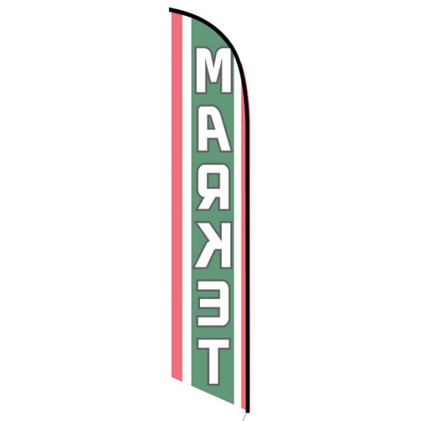 Market Feather Flag