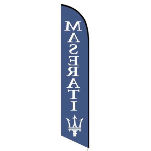 Maserati feather flag