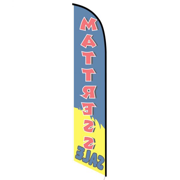 Mattress Sale blue banner flag