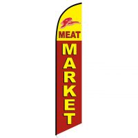 Meat Market Feather Flag