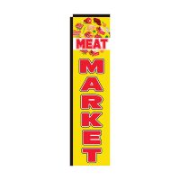 Meat Market Rectangle Flag