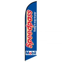 Mobil Speedpass feather flag