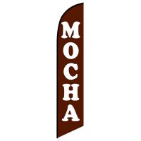 Mocha Feather Flag