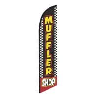 Muffler Shop Feather Flag