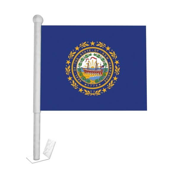 new hampshire state car flag
