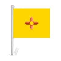 New Mexico Window Clip-on Flag