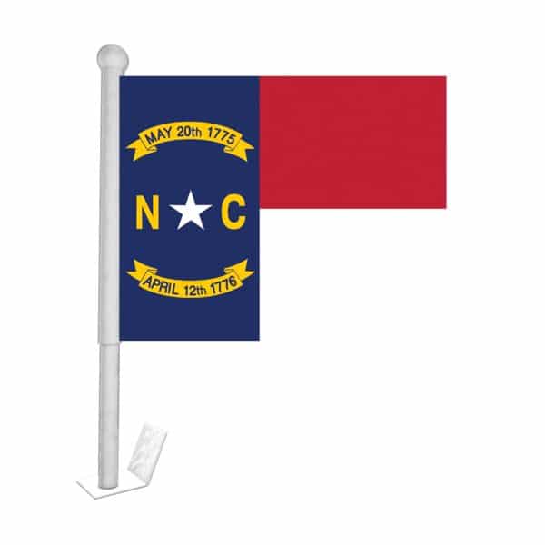 north carolina state car flag