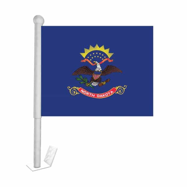 north dakota state car flag
