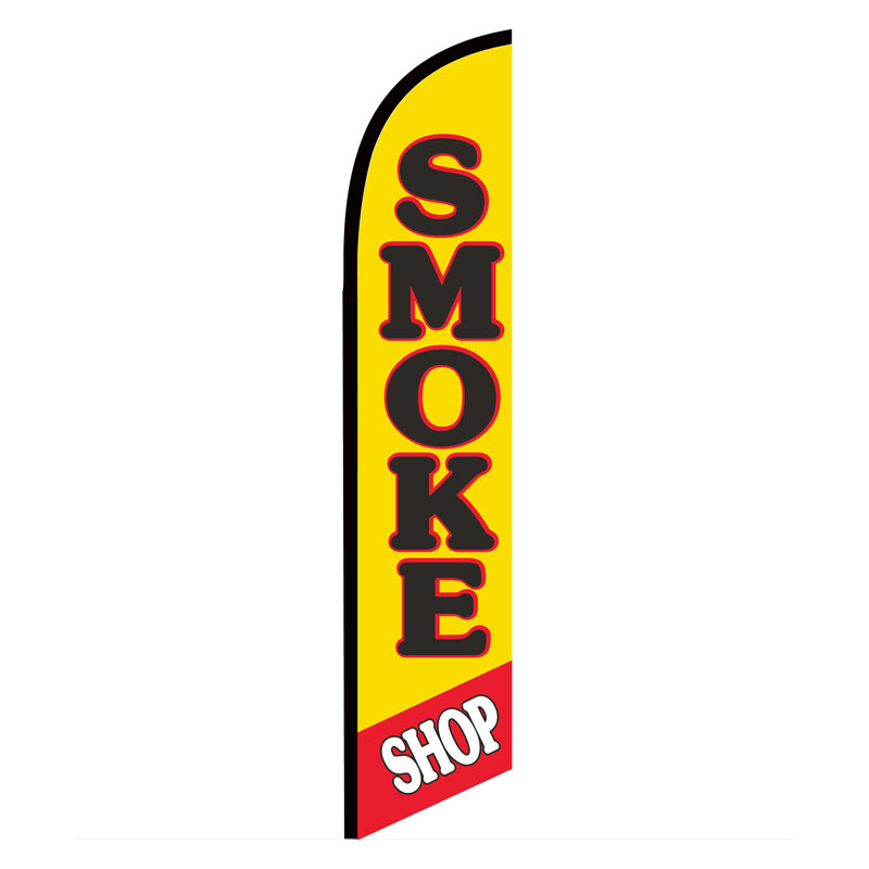 Smoke Shop Feather Flag Retail Advertising Banner FFN