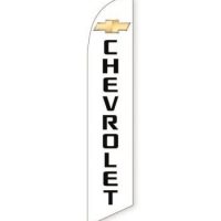 Chevrolet (White) Feather Flag