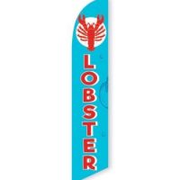 Lobster (Blue) Feather Flag