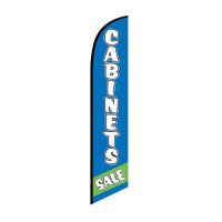 Cabinets Sale Feather Flag (Blue)