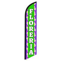 Floreria feather flag Green