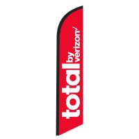 Total by Verizon Feather Banner Flag
