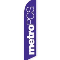 MetroPCS Purple Feather Flag (Copy)