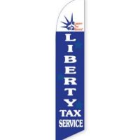 Liberty Tax Services Feather Flag