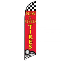 New and Used Tires swooper flag