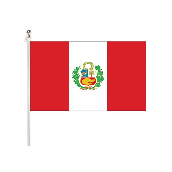 PERU 3X5 FLAG COUNTRY FEATHER FLAG NATION