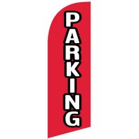 small Parking feather flag