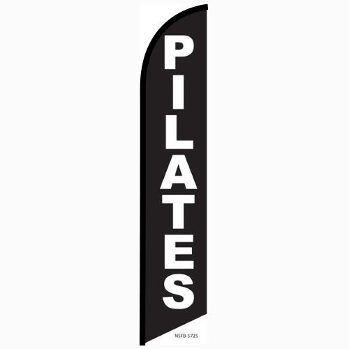 Pilates feather flag