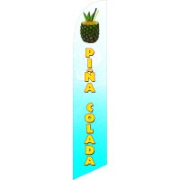 Pina Colada Feather Flag Kit with Ground Spike