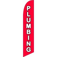 Plumbing Feather Flag Kit with Ground Stake