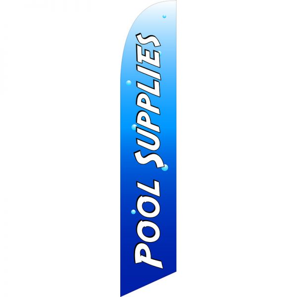 Pool Supplies Feather Flag