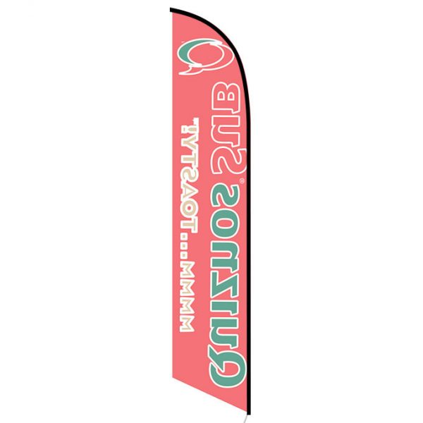 Quiznos banner flag