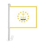 Rhode Island Window Clip-on Flag