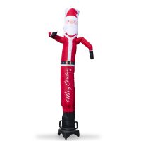 Santa Claus Merry Christmas Air Inflatable Tube Man – 6FT In-Stock