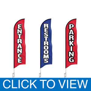 Small Feather Flags & Flag Banners | featherflagnation.com