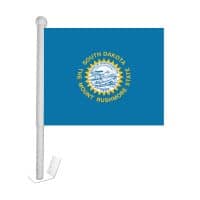 South Dakota Window Clip-on Flag