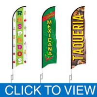 Spanish Feather Banners Flags