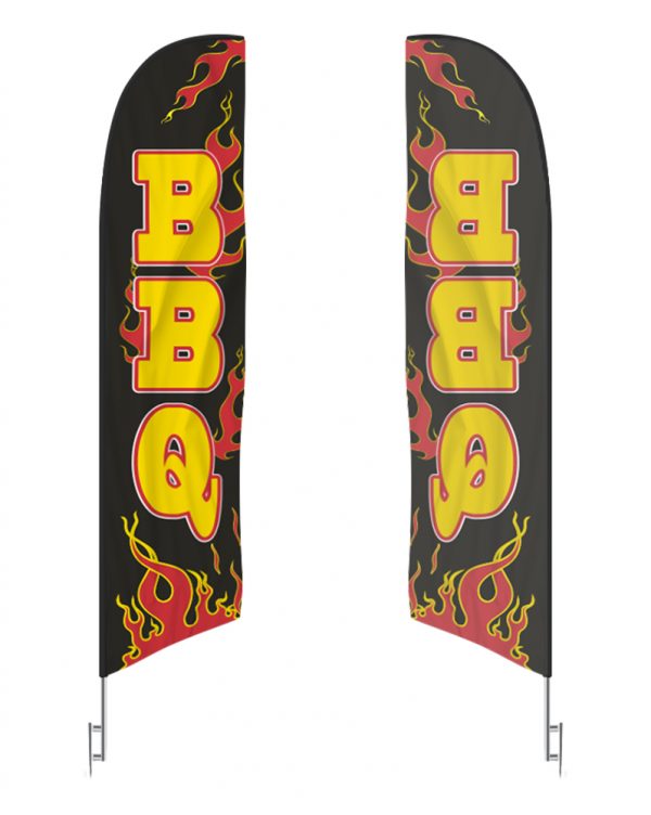 BBQ - Stock Feather Flag