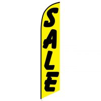 Sale Swooper Flutter Feather Advertising Flag Kit Yellow/Red Sale Here Venta 