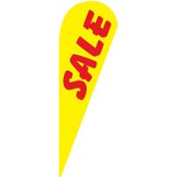 Sale yellow Teardrop Flag
