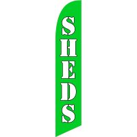 Sheds Feather Flag Kit with Ground Stake