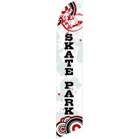 Skate Park Feather Flag Kit with Ground Stake