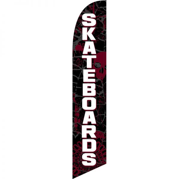 Skateboards Feather Flag