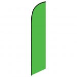 Solid Light Green Colored Feather Banner Flag - FFN-5159LG