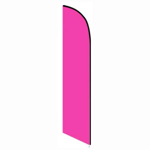 Solid Pink Feather Flag