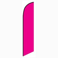 Solid (Light Magenta, Pink) Feather Flag