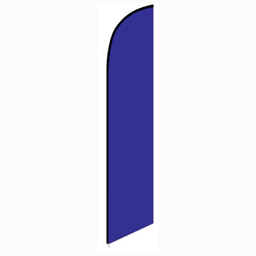 Solid Violet Colored Feather Banner Flag